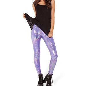 Urban Outfitters Shimmery wet-look leggings